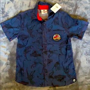 Boys Jurassic World Button Down Shirt